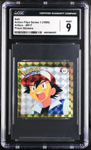 Ash Action Flipz Series 1 Artbox Prism Stickers (1999) CGC MINT 9