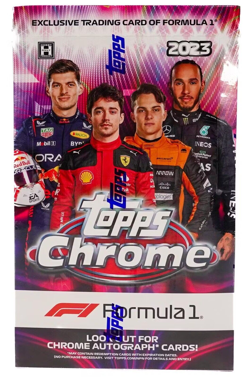 FORMULA 1 - 2023 TOPPS CHROME (FULL HOBBY BOX)