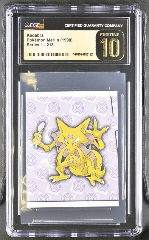 Kadabra Pokemon Merlin (1998) CGC PRISTINE 10