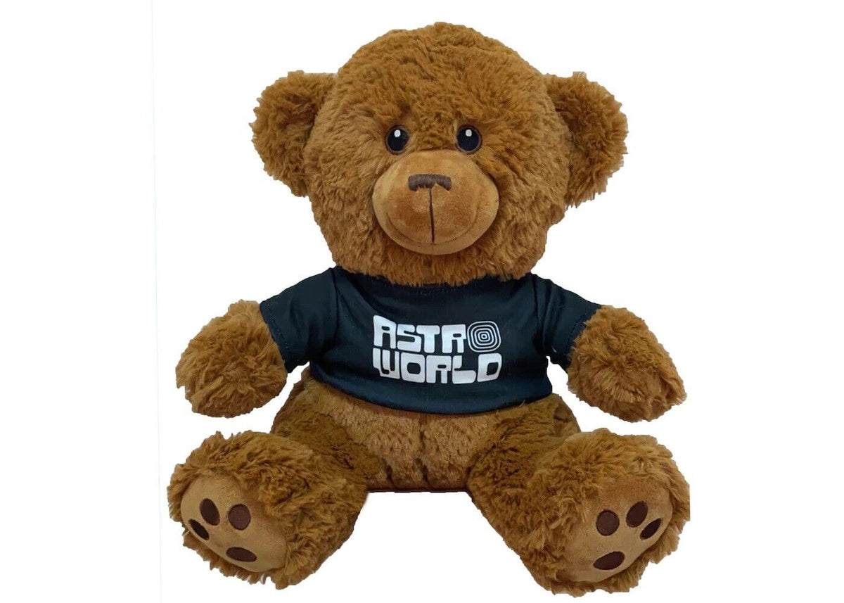 TRAVIS SCOTT (LIMITED EDITION) 2021 ASTROWORLD MERCH - TEDDY BEAR WITH ASTROWORLD SHIRT