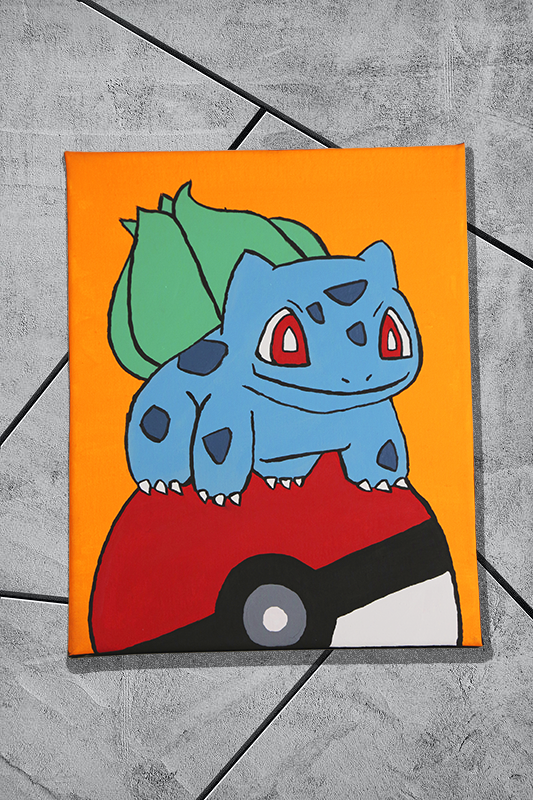 BULBASAUR PAINTING (1ST EDITION)     by Pulling Hitters