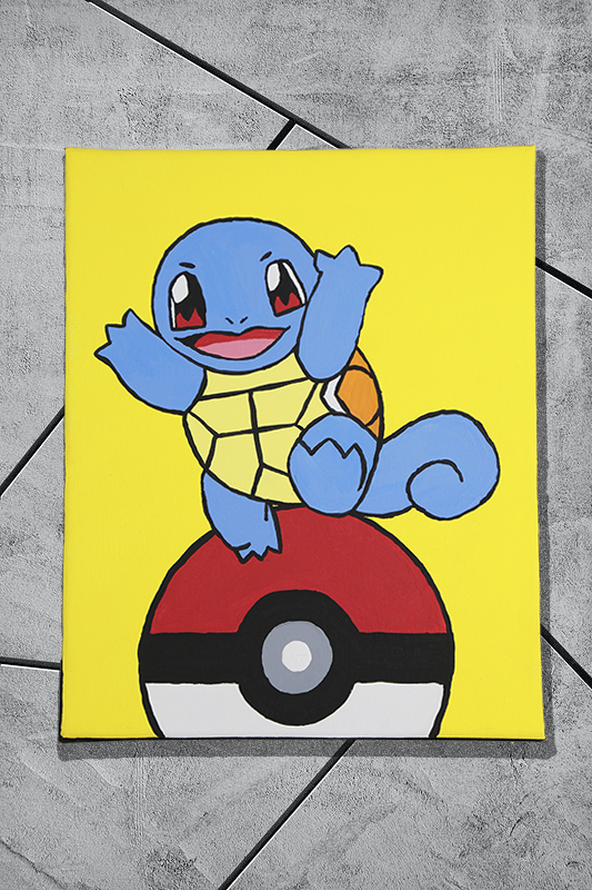 SQUIRTLE PAINTING (1ST EDITION) by Pulling Hitters